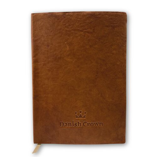 Luxurious notebook with Danish Crown logo