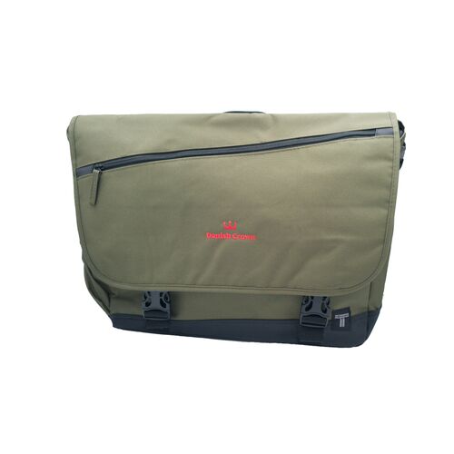PC shoulder bag, olive green